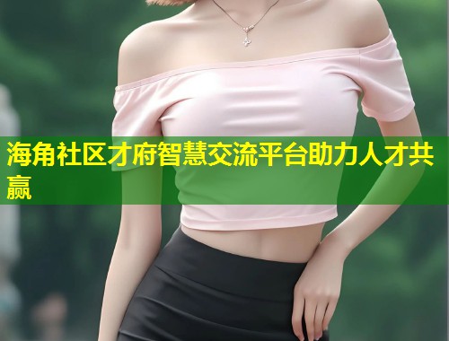 海角社区才府智慧交流平台助力人才共赢