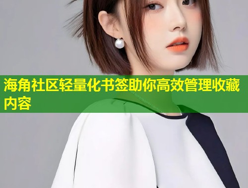 海角社区轻量化书签助你高效管理收藏内容
