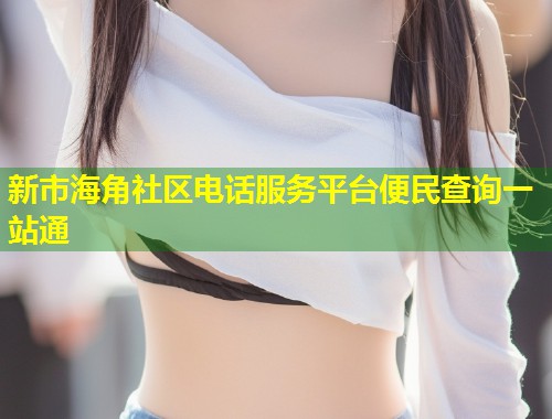 新市海角社区电话服务平台便民查询一站通