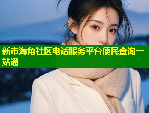 新市海角社区电话服务平台便民查询一站通  第2张