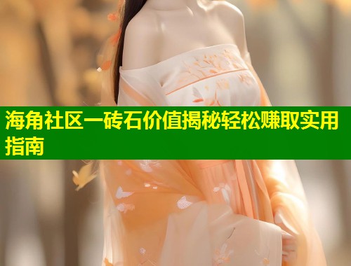 海角社区一砖石价值揭秘轻松赚取实用指南