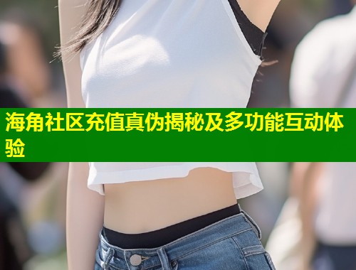 海角社区充值真伪揭秘及多功能互动体验