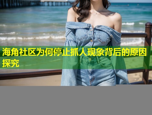 海角社区为何停止抓人现象背后的原因探究