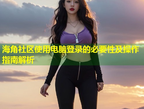 海角社区使用电脑登录的必要性及操作指南解析  第2张