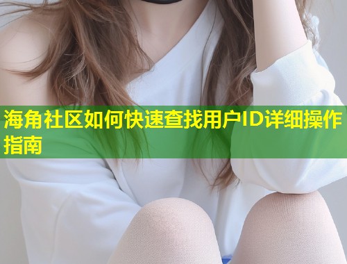 海角社区如何快速查找用户ID详细操作指南