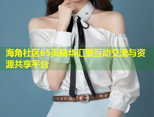海角社区65页精华汇聚互动交流与资源共享平台