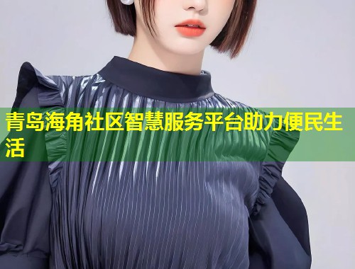 青岛海角社区智慧服务平台助力便民生活