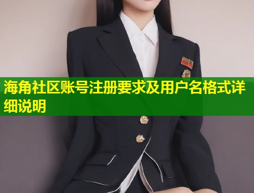 海角社区账号注册要求及用户名格式详细说明