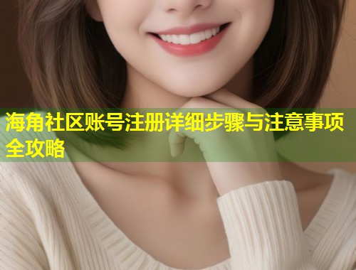 海角社区账号注册详细步骤与注意事项全攻略