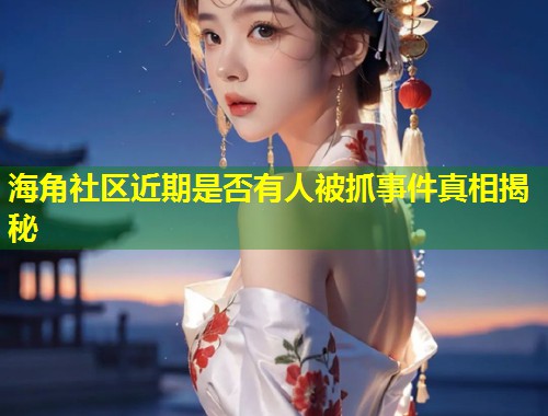 海角社区近期是否有人被抓事件真相揭秘